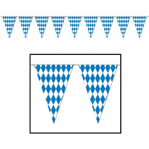 Beistle Oktoberfest Outdoor Pennant Banner 1 Beistle Oktoberfest Outdoor Pennant Banner