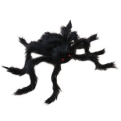 Fun World 20" Black Hairy Spider Indoor Decor