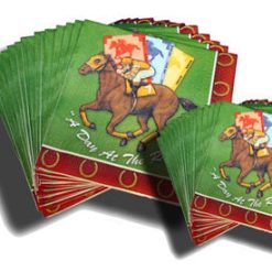 Caufield's Novelties A Day At The Races Dinner Napkins