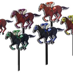 Caufield's Novelties A Day At The Races Horse & Jockey Yard Signs