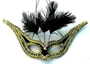 Forum Novelties Venetian Masks Half Mask - Grand Gala Black 1 Forum Novelties Venetian Masks Half Mask - Grand Gala Black