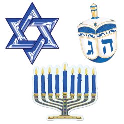 Beistle Hanukkah Cutouts