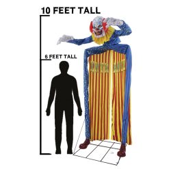 Morris Costumes Looming Clown Archway Animated Prop Electronic And Animated Props