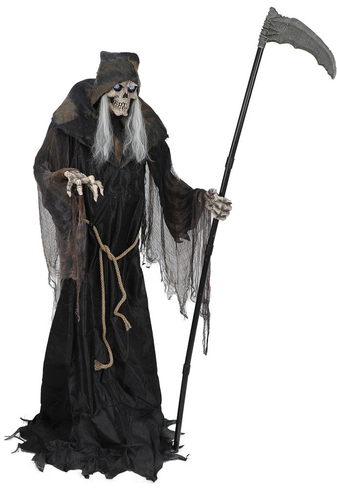 Morris Costumes Lunging Reaper 6' Animated Prop 1 Morris Costumes Lunging Reaper 6' Animated Prop