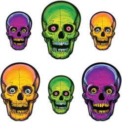 Nite-Glo Skulls - Vintage Beistle