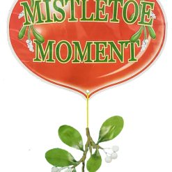 Beistle Mistletoe Moment Dangler Christmas Decorations
