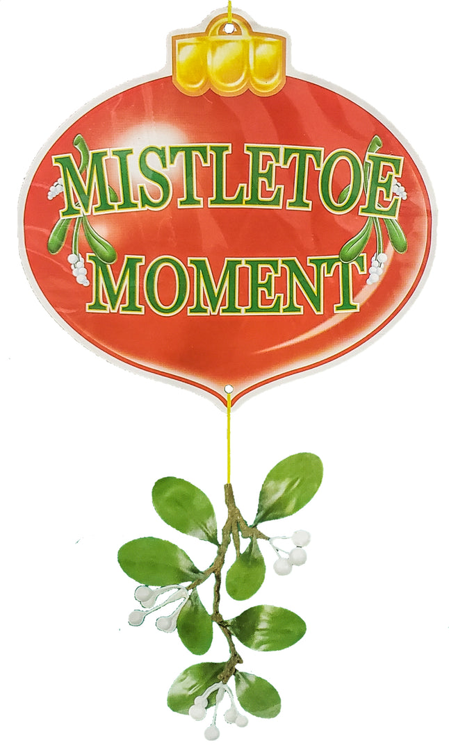Beistle Mistletoe Moment Dangler Christmas Decorations 1 Beistle Mistletoe Moment Dangler Christmas Decorations