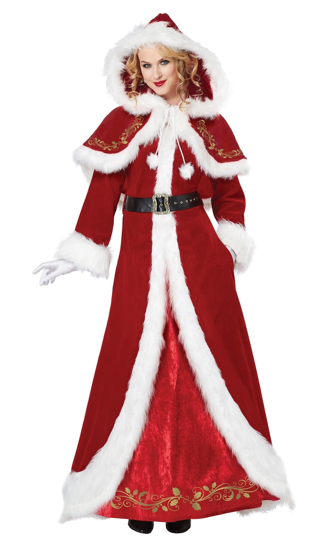 California Costume Mrs. Claus Costumes Deluxe Mrs. Claus Costume 1 California Costume Mrs. Claus Costumes Deluxe Mrs. Claus Costume