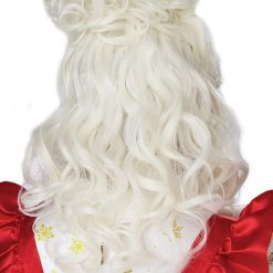 California Costume Mrs. Claus Accessories Mrs. Claus Wig With Clip-in Bun