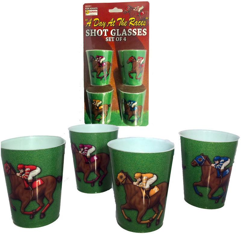 Caufield's Novelties A Day At The Races Shot Glasses 1 Caufield's Novelties A Day At The Races Shot Glasses