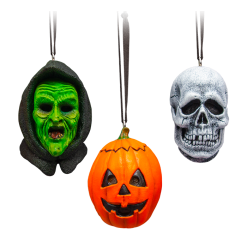 Trick Or Treat Studios HALLOWEEN III: Season Of The Witch - Silver Shamrock Ornament 3-Pack Holiday Horrors Ornaments