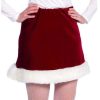 Halco Christmas Accessories Mrs. Claus Burgundy Velveteen Skirt
