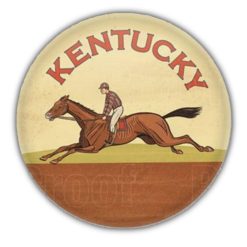 Caufield's Novelty Vintage Derby - Kentucky Button