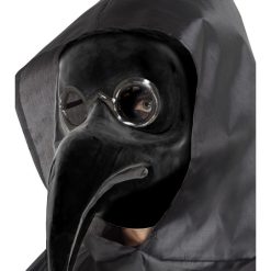 Smiffy's Plague Doctor Mask - Black Half Masks