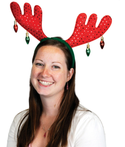 Beistle Christmas Antlers Headband 1 Beistle Christmas Antlers Headband