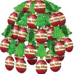 Beistle Happy Holidays Ornament Metallic Cascade Metallic Decor