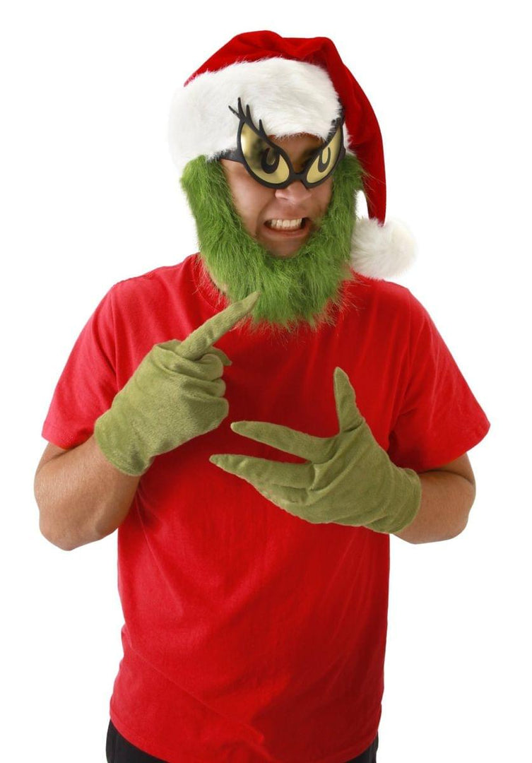 Elope Dr. Seuss' The Grinch - Plush Hat With Beard 2 Elope Dr. Seuss' The Grinch - Plush Hat With Beard