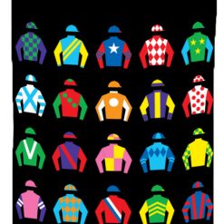 West Coast Novelty Derby Party Supplies Kentucky Derby Jockey Silks Can Holder