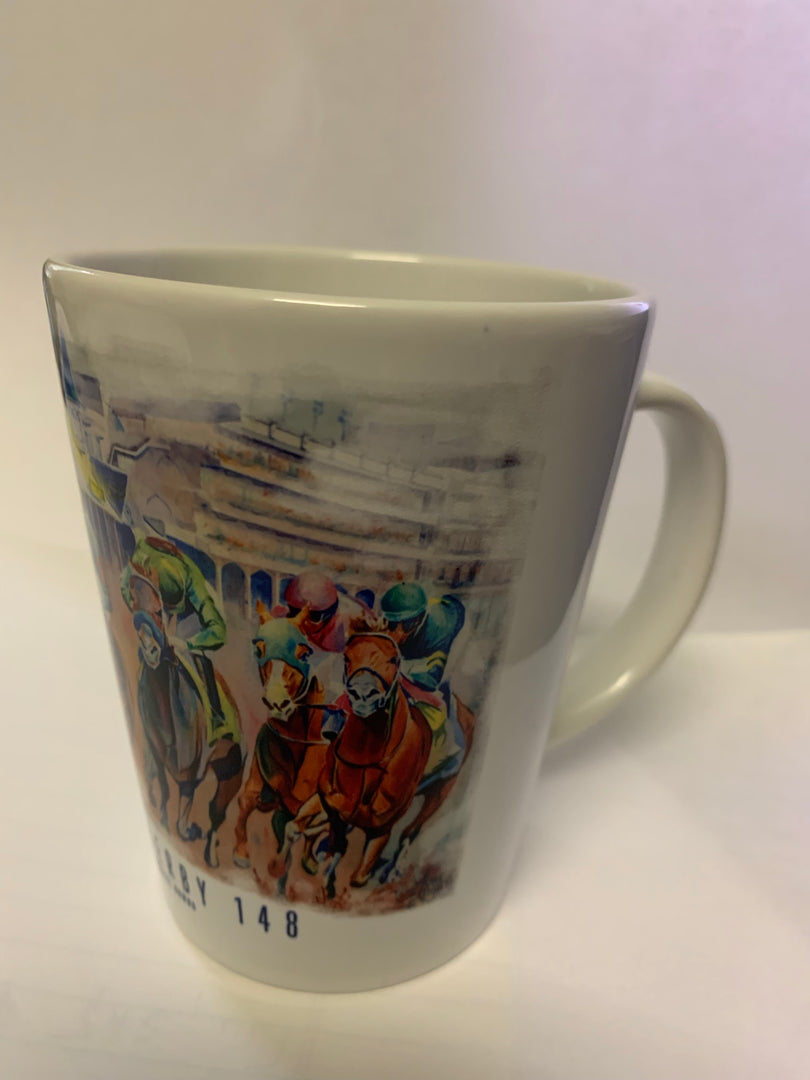 DyeHard Fan Supply Kentucky Derby 148 - "Art Of The Derby" Mug 148th Kentucky Derby Merchandise 1 DyeHard Fan Supply Kentucky Derby 148 - "Art Of The Derby" Mug 148th Kentucky Derby Merchandise