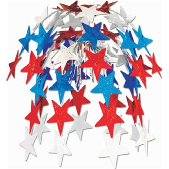 Beistle 4th Of July Star Cascade Decor 1 Beistle 4th Of July Star Cascade Decor