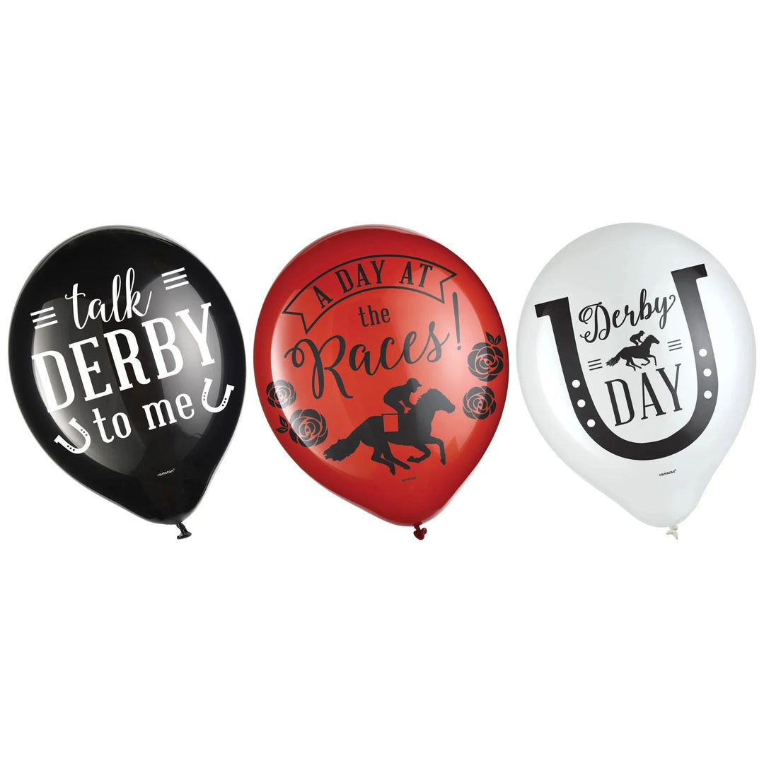 Amscan Derby Day Latex Balloons - 15 Per Pkg Derby Party Supplies 2 Amscan Derby Day Latex Balloons - 15 Per Pkg Derby Party Supplies