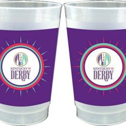 Westrick Kentucky Derby 148 - Plastic Frosted Cups 10/Pkg 148th Kentucky Derby Merchandise