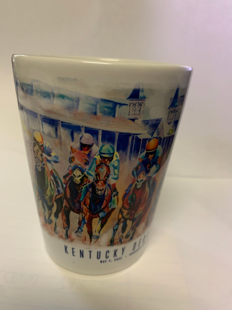 DyeHard Fan Supply Kentucky Derby 148 - "Art Of The Derby" Mug 148th Kentucky Derby Merchandise 2 DyeHard Fan Supply Kentucky Derby 148 - "Art Of The Derby" Mug 148th Kentucky Derby Merchandise