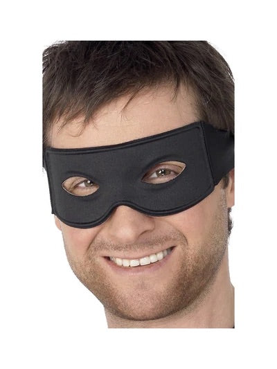 Smiffy's Black Bandit Half Mask Half Masks 1 Smiffy's Black Bandit Half Mask Half Masks