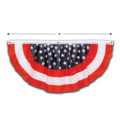 Beistle Decor Stars & Stripes Fabric Bunting