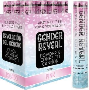 Loftus International Gender Reveal Confetti Cannon - Pink 1 Loftus International Gender Reveal Confetti Cannon - Pink