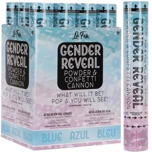 Loftus International Confetti And Serpentines Gender Reveal Confetti Cannon - Blue 1 Loftus International Confetti And Serpentines Gender Reveal Confetti Cannon - Blue