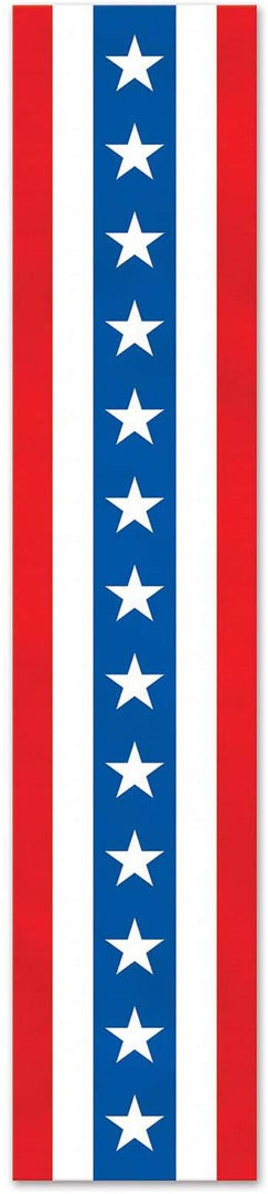 Beistle Decor Patriotic Fabric Column Bunting 1 Beistle Decor Patriotic Fabric Column Bunting