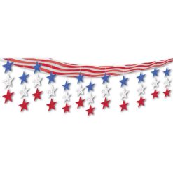 Bristle Stars And Stripes Ceiling Decor