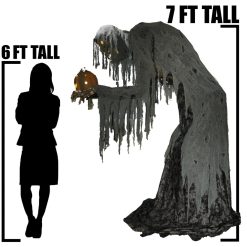 Morris Costumes Electronic And Animated Props Jack Stalker 7' Animated Prop