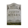 Trick Or Treat Studios HALLOWEEN (1978) - Judith Myers Tombstone Prop Cemetery