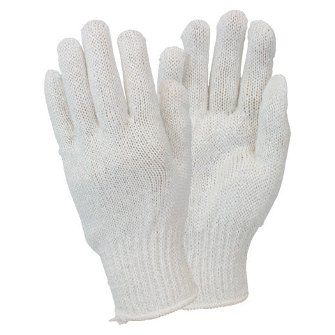 Caufield's Novelties White Knit Santa Gloves 1 Caufield's Novelties White Knit Santa Gloves
