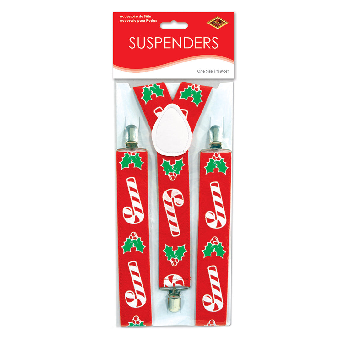 Beistle Christmas Accessories Candy Cane Suspenders 1 Beistle Christmas Accessories Candy Cane Suspenders
