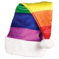 Beistle Rainbow Santa Hat Christmas Accessories