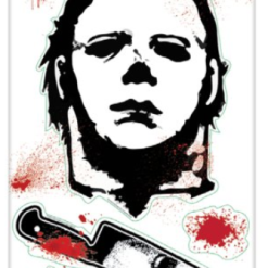 Amscan Michael Myers Glass Grabber Clings