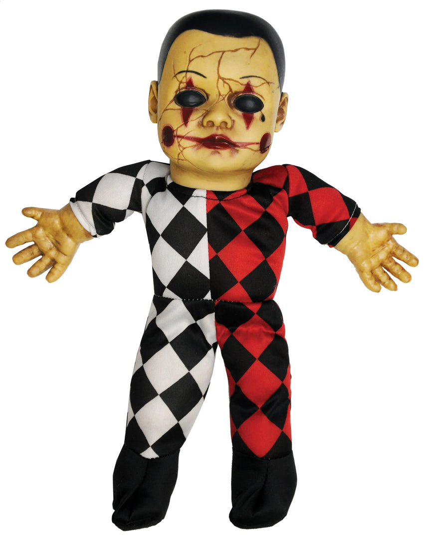 Morris Costumes Indoor Decor Hellequin Harlequin Clown Haunted Doll W/Sound 1 Morris Costumes Indoor Decor Hellequin Harlequin Clown Haunted Doll W/Sound