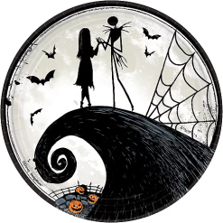 Amscan The Nightmare Before Christmas 9in. Plates 8/pkg