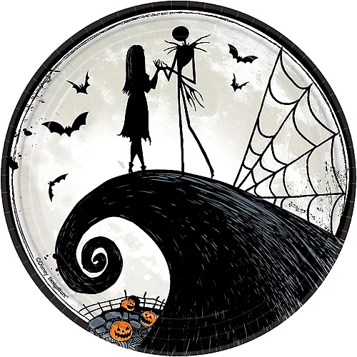 Amscan The Nightmare Before Christmas 9in. Plates 8/pkg 1 Amscan The Nightmare Before Christmas 9in. Plates 8/pkg