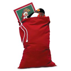 Halco Red Velvet Santa Claus Toy Bag Christmas Accessories