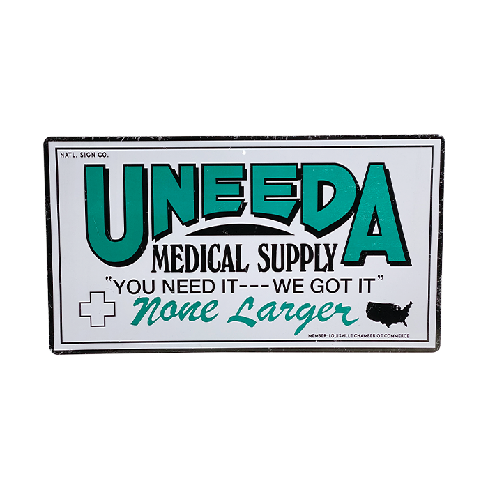 Trick Or Treat Studios Indoor Decor The Return Of The Living Dead - Uneeda Medical Supply Sign 1 Trick Or Treat Studios Indoor Decor The Return Of The Living Dead - Uneeda Medical Supply Sign