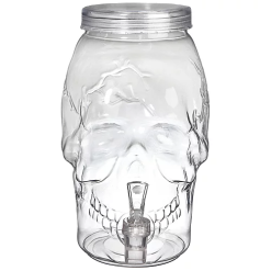 Amscan Party Supplies Skull Plastic Drink Dispenser 1Gal