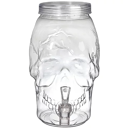 Amscan Party Supplies Skull Plastic Drink Dispenser 1Gal 1 Amscan Party Supplies Skull Plastic Drink Dispenser 1Gal