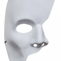 Morris Costumes Phantom Half Mask Half Spector Venetian Masks