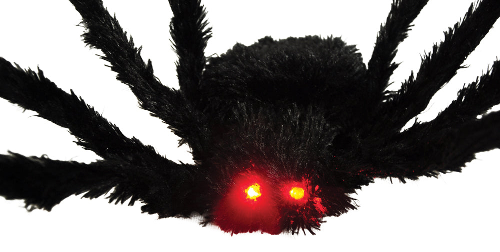 Morris Costumes Light Up 8" Spider Prop Indoor Decor 3 Morris Costumes Light Up 8" Spider Prop Indoor Decor